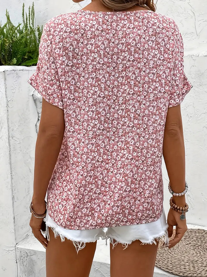Chic Floral Blouse Women’s | Button Front