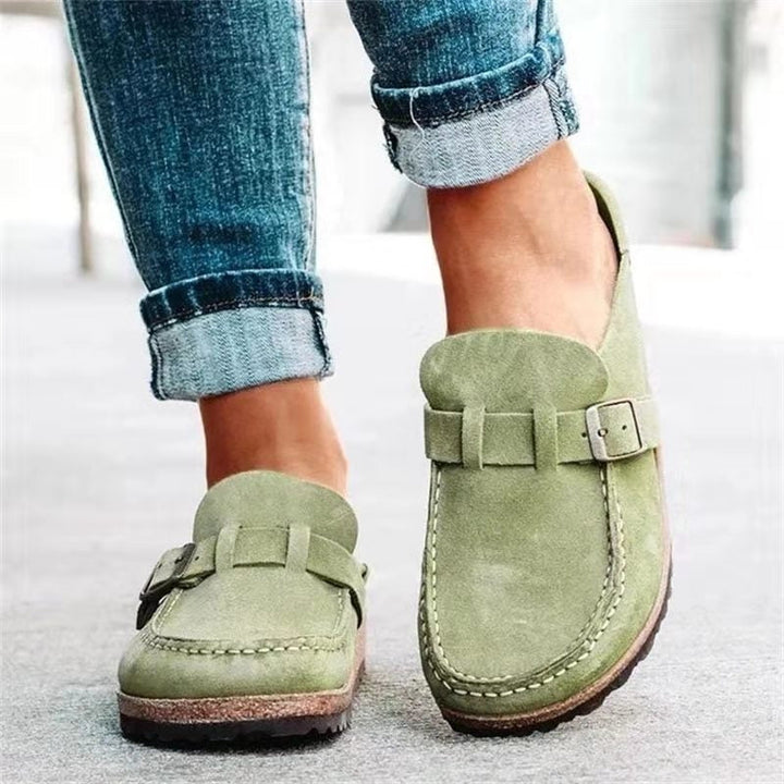 Women’s Orthopedic Slip-Ons | Buckle Strap