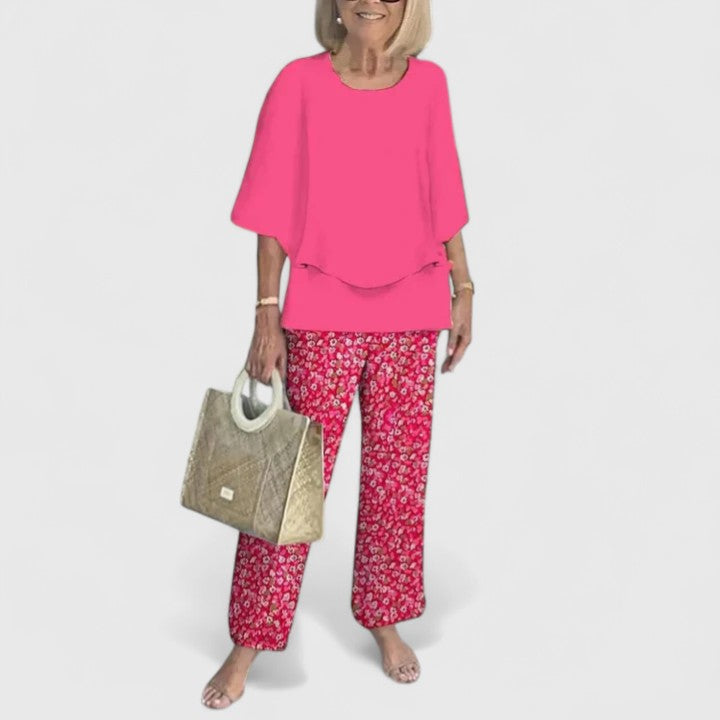 Trouser Two Piece Set | Women’s Printed
