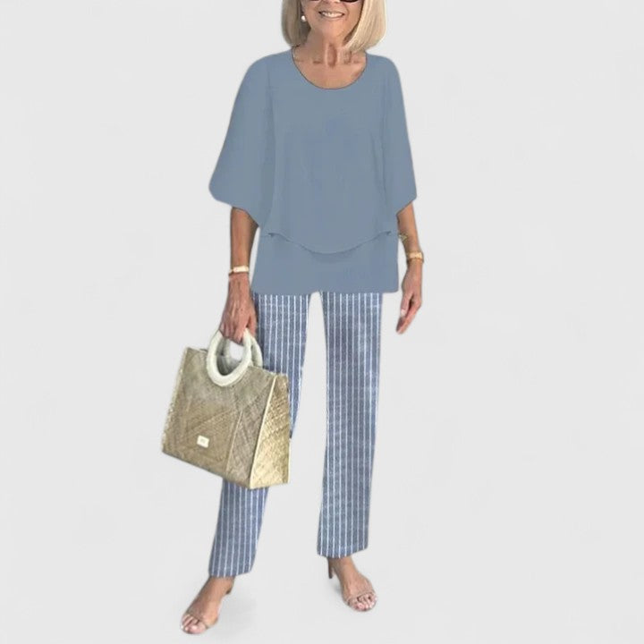 Trouser Two Piece Set | Women’s Printed