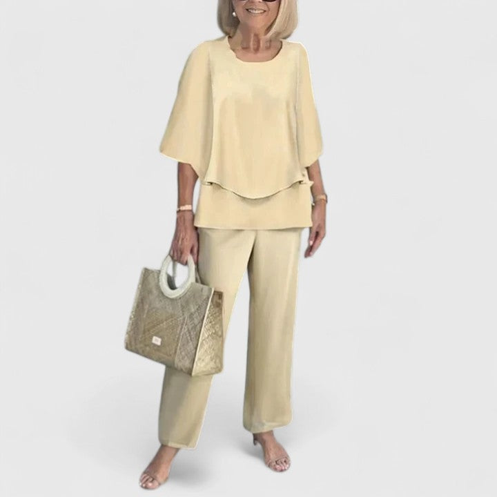 Trouser Two Piece Set | Women’s Printed