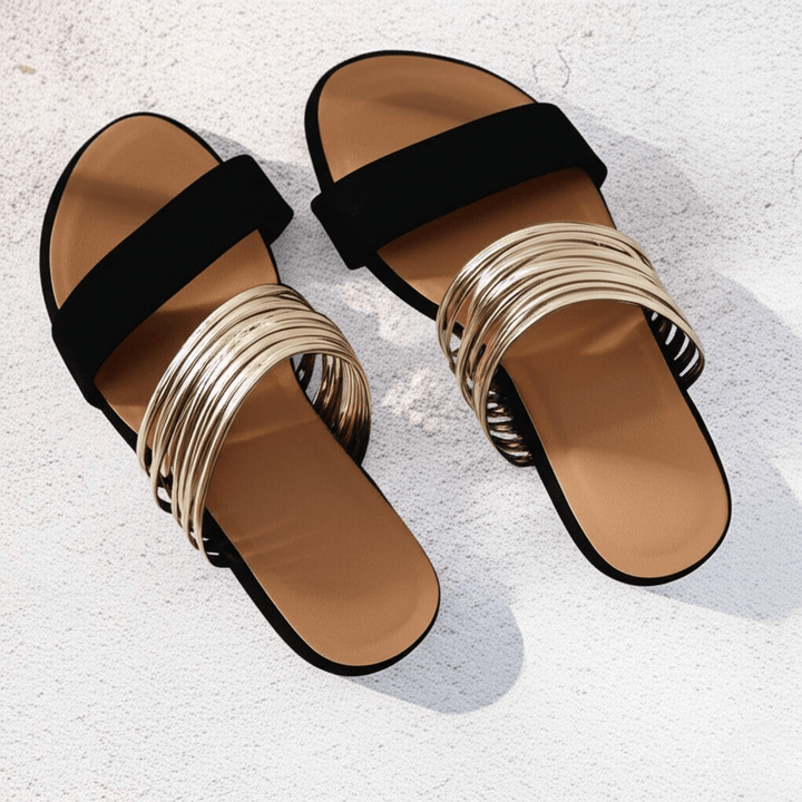 Comfortable Slide Sandals | Double Strap