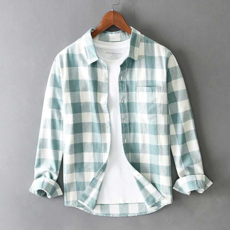 Cotton Check Shirt | Long Sleeve