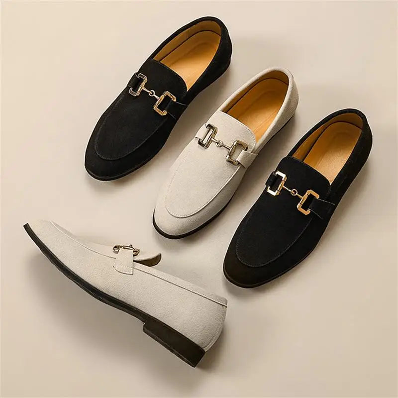 Men’s Suede Comfortable Slip-On Loafers