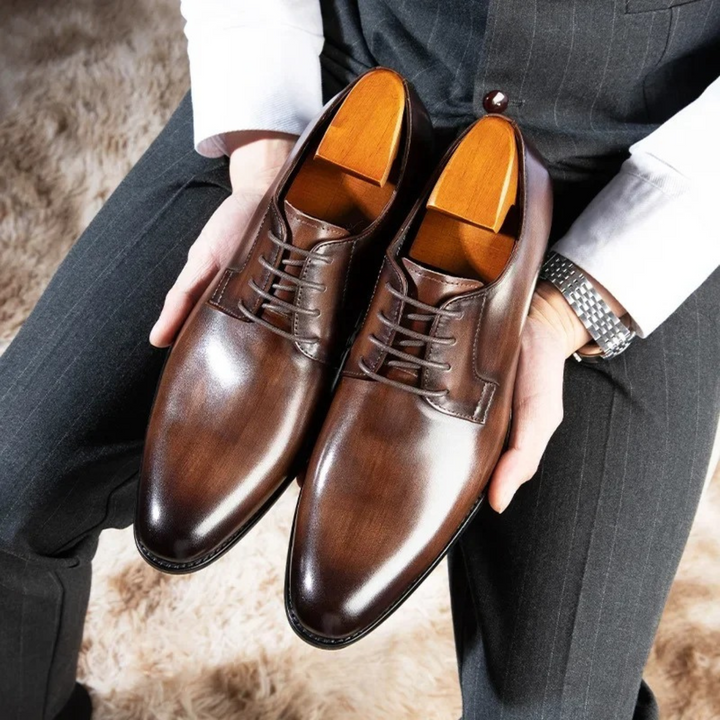 Men’s Formal Oxford Lace-Up Wedding Shoes