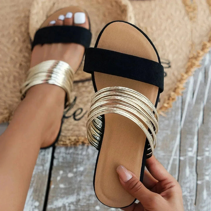 Comfortable Slide Sandals | Double Strap