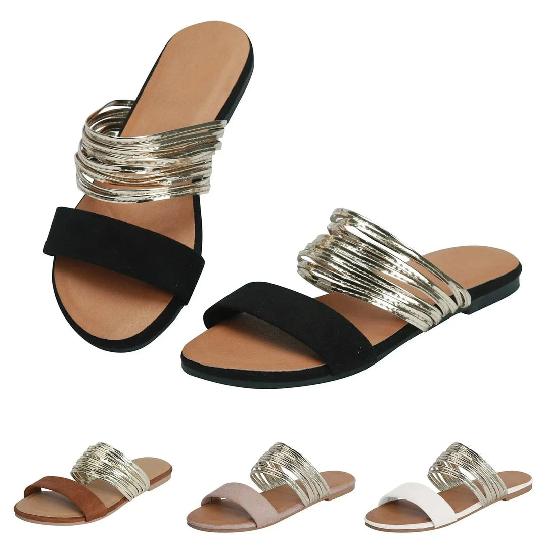 Comfortable Slide Sandals | Double Strap