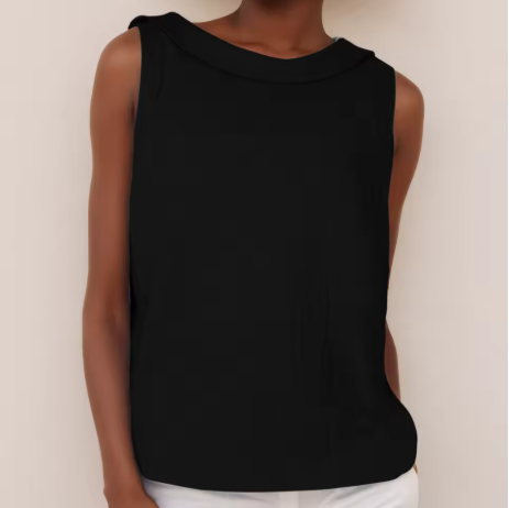 Women’s Sleeveless Collar Top