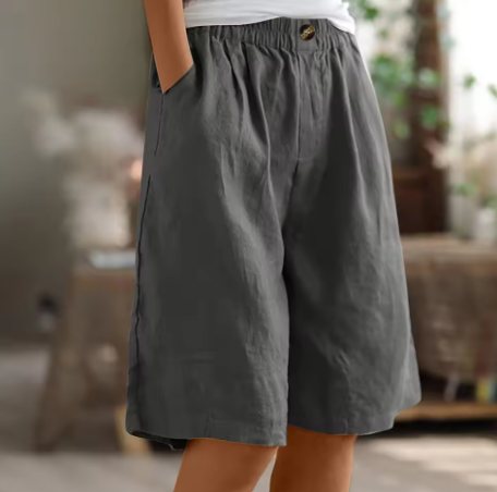 Comfort Knee-Length Waist Shorts for Women