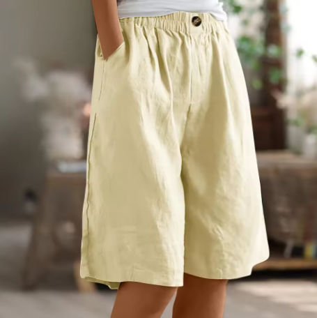Comfort Knee-Length Waist Shorts for Women