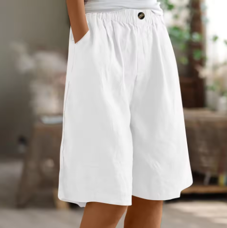 Comfort Knee-Length Waist Shorts for Women
