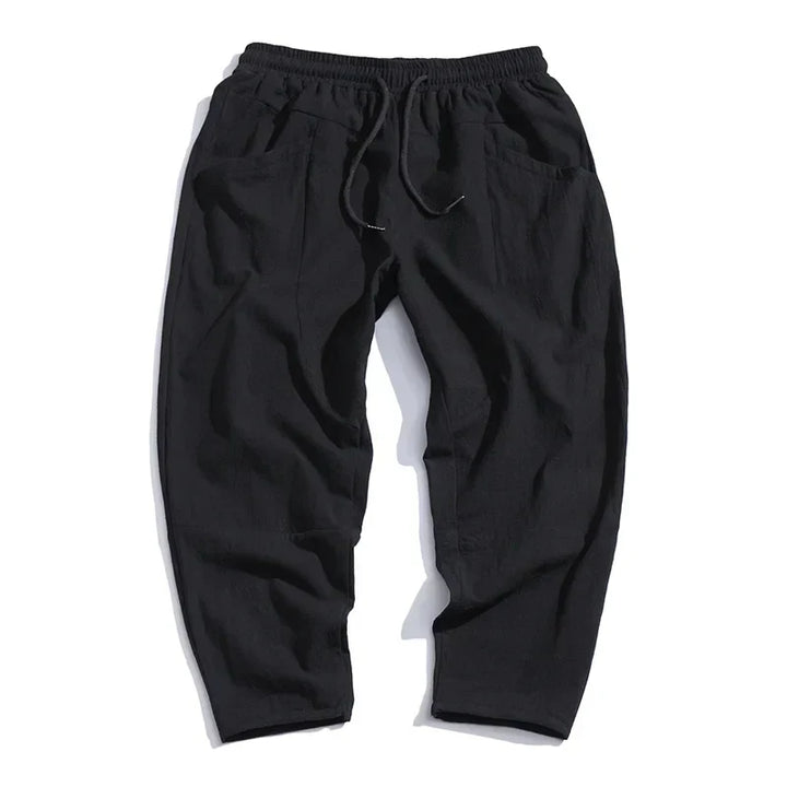 Men’s Cropped Drawstring Trousers