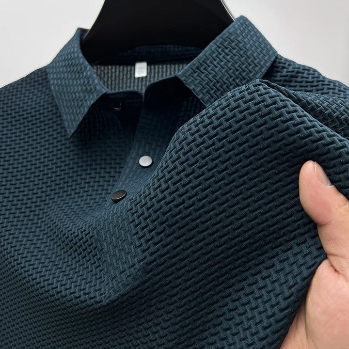 Polo Shirt | Textured Short Sleeve