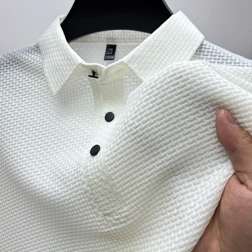 Polo Shirt | Textured Short Sleeve