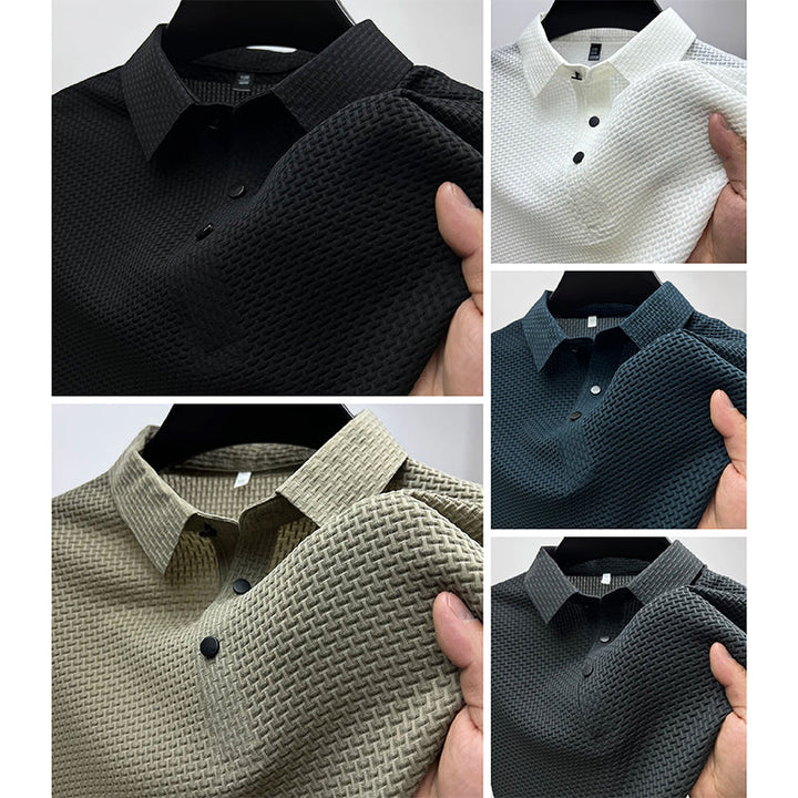 Polo Shirt | Textured Short Sleeve