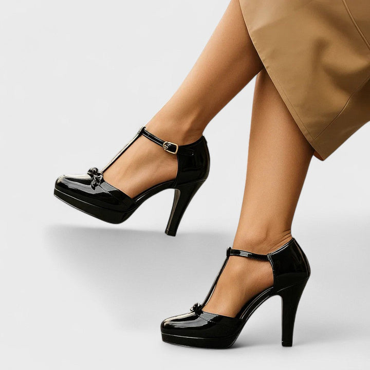 Women’s Comfortable Heels | T Bar Platform