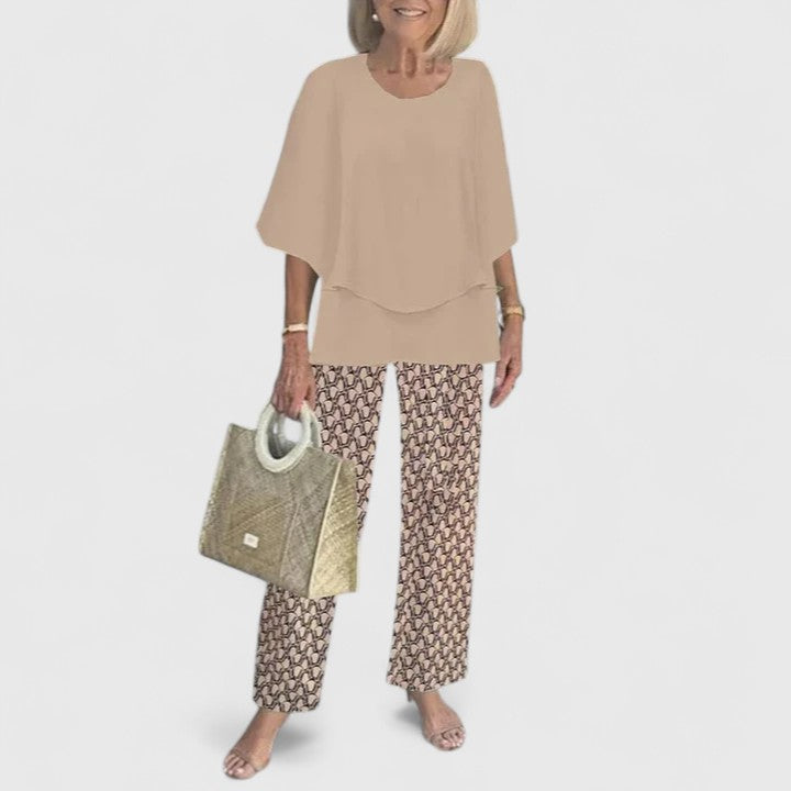 Trouser Two Piece Set | Women’s Printed