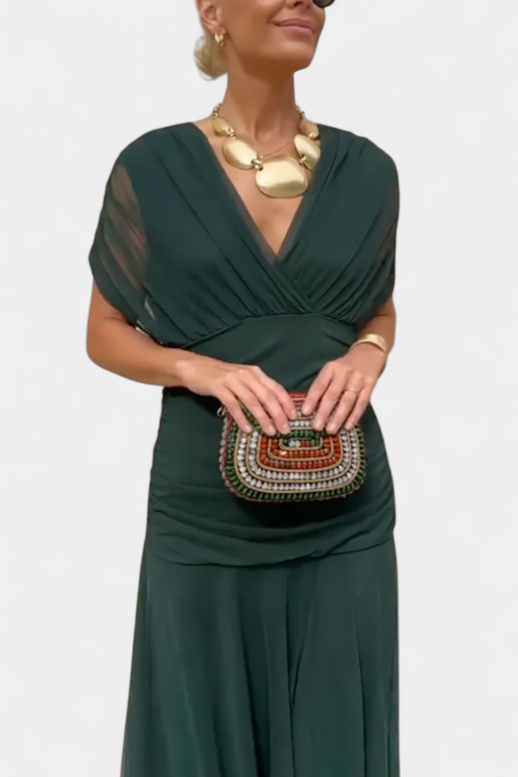 Elegant Evening Dress | Off Shoulder