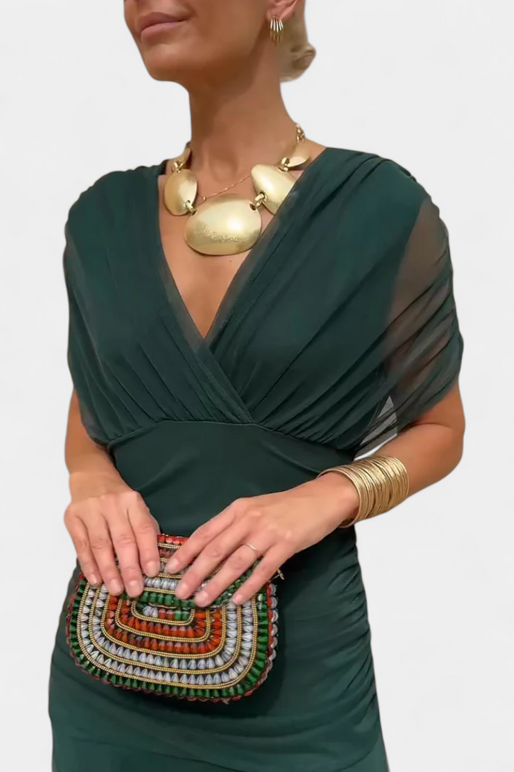 Elegant Evening Dress | Off Shoulder