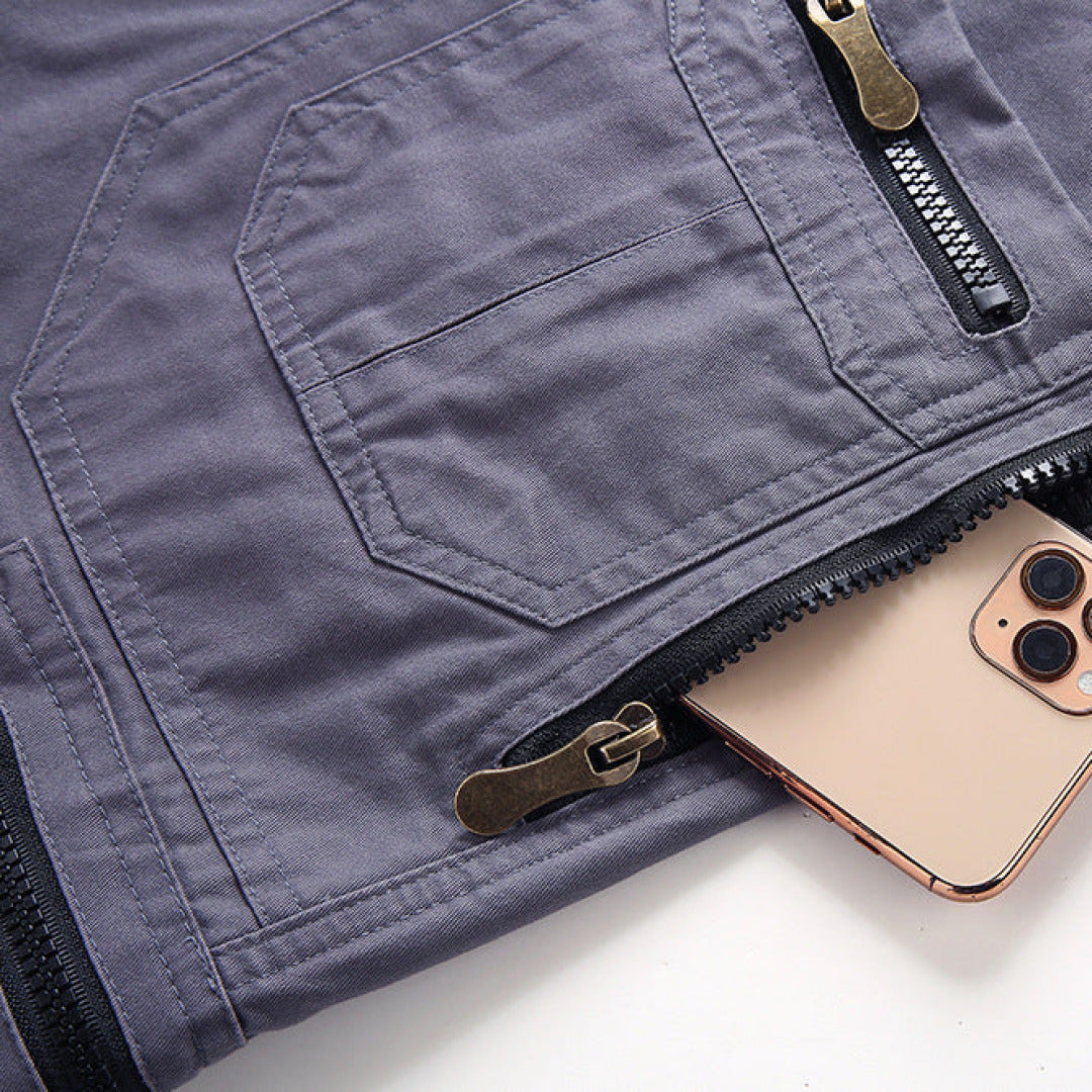 Cargo Shorts Men’s Zip Pocket